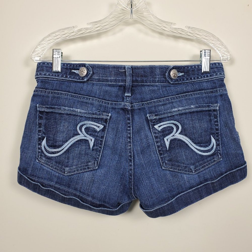 SOLD - Rock & Republic Simon Denim Shorts Size 28 - Picture 7 of 9